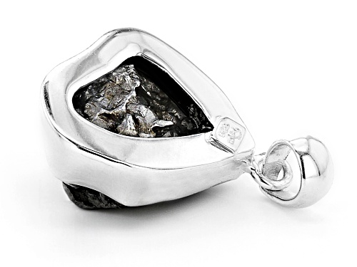 Artisan Collection Of India™ Free Form Meteorite Rough Sterling Silver Pendant