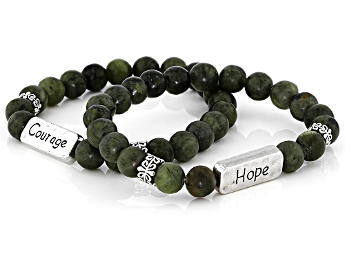 Artisan Collection Of Ireland™ Set of 2 Silver Tone  Marble 