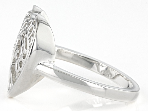 Artisan Collection of Ireland™ Silver Tone Heart Shaped Tree Of Life Ring - Size 9