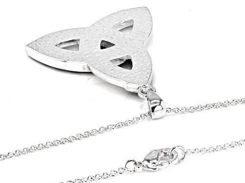 Artisan Collection of Ireland™ Silver Tone Trinity Knot Pendant With Chain