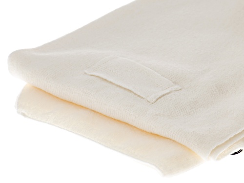 Artisan Collection of Ireland™ White Lambswool Draped Shawl