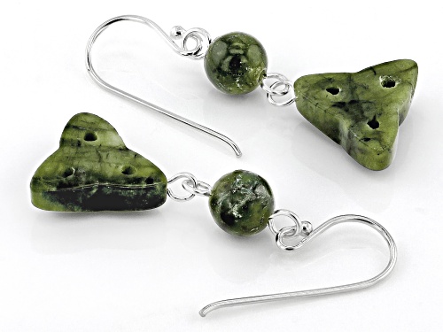 Artisan Collection of Ireland™ Connemara Marble Sterling Silver Trinity Knot Earrings