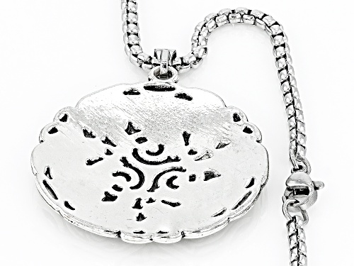Artisan Collection of Ireland™ Stainless Steel Triskele Swirl Celtic Pendant W/ Chain