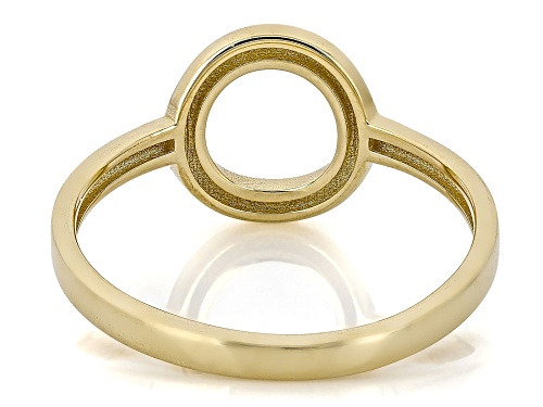 Splendido Italian Jewelry™ 10k Yellow Gold 10mm Open Orb Sunburst Ring - Size 8
