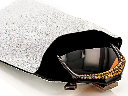 Joan Boyce, Champagne Crystal on Brown and Cheetah Bifocal Sunglasses 1.50 Strength