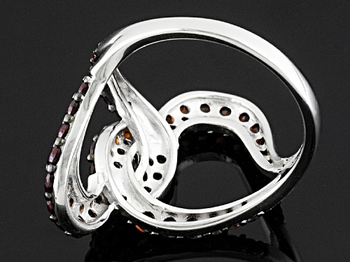 1.59ctw Round Vermelho Garnet™ Sterling Silver Heart Ring - Size 5