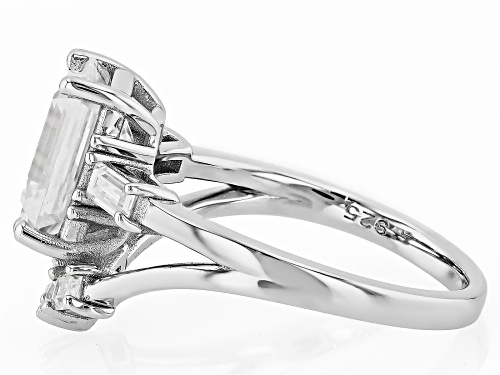 MOISSANITE FIRE® 2.92CTW DEW MULTI STONE PLATINEVE® RING - Size 10