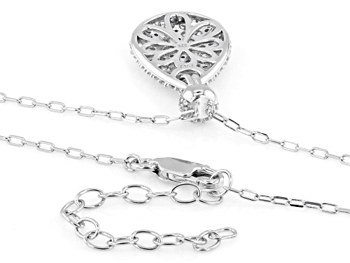 MOISSANITE FIRE® 1.78CTW DEW ROUND BRILLIANT PLATINEVE® NECKLACE - Size 18