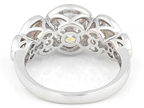 MOISSANITE FIRE® 3.96CTW DEW ROUND BRILLIANT PLATINEVE® RING - Size 6