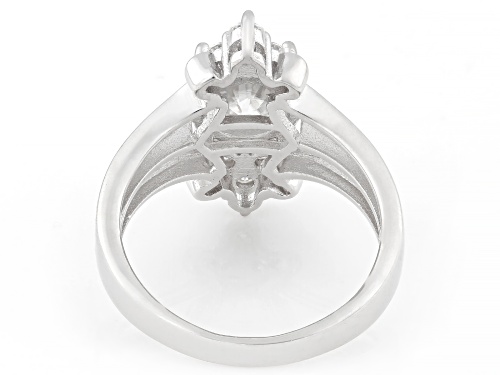 MOISSANITE FIRE® 2.26CTW DEW ROUND BRILLIANT PLATINEVE® RING - Size 7