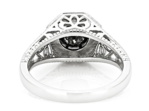 MOISSANITE FIRE® BLACK MOISSANITE 1.90CT DEW PLATINEVE® RING - Size 6
