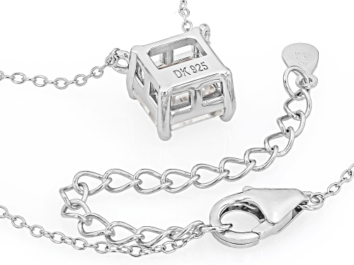 MOISSANITE FIRE® 2.96CT DEW SQUARE OCTAGON ASSCHER CUT PLATINEVE® NECKLACE - Size 18