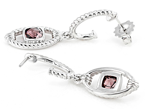 Judith Ripka Rose Bella Luce® Diamond Simulant Rhodium Over Sterling Silver Phoenix Dangle Earrings