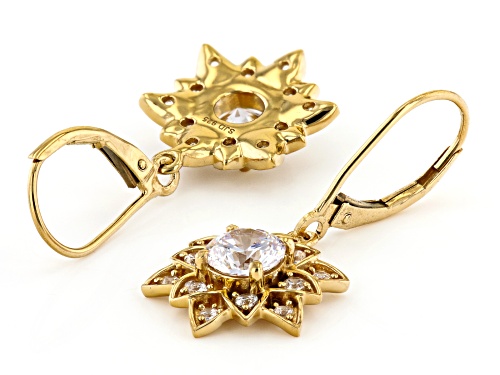 Joy & Serenity™ By Jane Seymour Bella Luce® 14k Yellow Gold Over Sterling Silver Earrings 3.65ctw