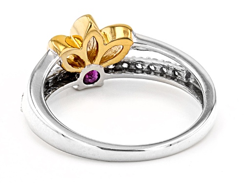 Joy & Serenity™ By Jane Seymour Bella Luce® Rhodium & 14k Yellow Gold Over Silver Ring - Size 10