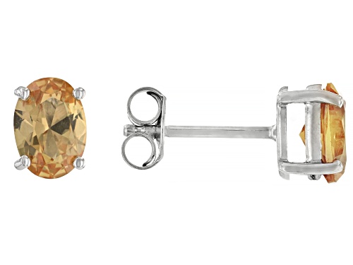 11.64ctw Multi-Color Lab Created Sapphire Rhodium Over Sterling Silver Earrings with Box Set