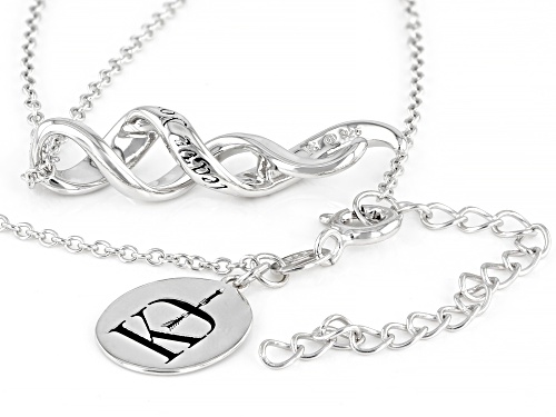 Koadon® Rhodium Over Sterling Silver Pendant With Chain
