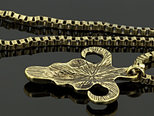 Katy Richards ™ Antiqued Gold Tone Ram Necklace