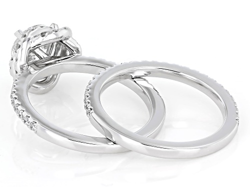 Prazana® Lab-Grown Diamonds Certified 2.25ctw White Diamond 10k White Gold Ring & Band G-H SI1 - Size 9