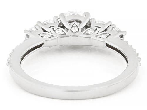 Prazana® Lab-Grown Diamonds 1.33ctw White Diamond Rhodium Over Silver Ring, G-H SI - Size 10