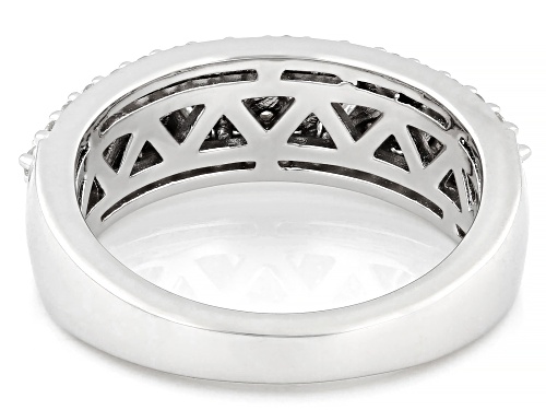 Prazana® Lab-Grown Diamonds 0.75ctw White Diamond Rhodium Over Sterling Silver Ring, F-G SI - Size 7