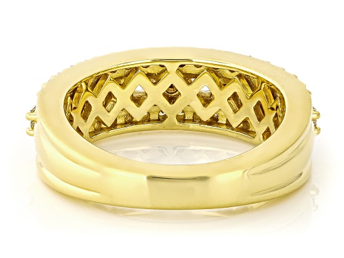 Prazana® Lab-Grown Diamonds 1.00ctw White Diamond 14K Yellow Gold Over Sterling Silver Ring, F-G SI - Size 7