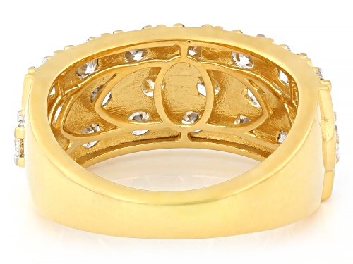 Prazana® Lab-Grown Diamonds 2.25ctw White Diamond 18K Yellow Gold Over Sterling Silver Ring, G-H VS - Size 8