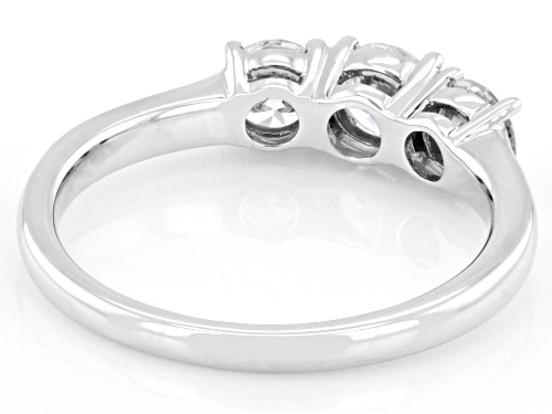 Prazana® Lab-Grown Diamonds 1.00ctw White Diamond 14K White Gold 3-Stone Ring, F SI - Size 6