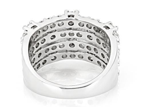 Prazana® Lab-Grown Diamonds 1.75ctw White Diamond Rhodium Over Sterling Silver Ring, G-H VS - Size 7
