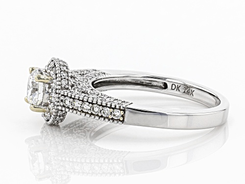 1.22ctw Round White Lab-Grown Diamond 14K White Gold Engagement Ring - Size 7