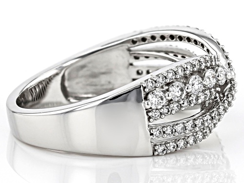 Prazana® Lab-Grown Diamonds 0.71ctw Round White Lab-Grown Diamond 14K White Gold Band Ring - Size 6