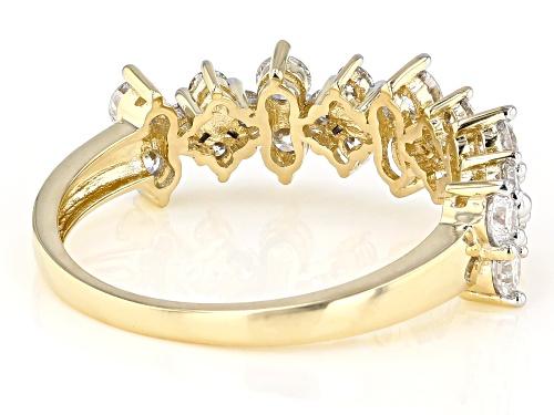 1.00ctw Round White Lab-Grown Diamond 14k Yellow Gold Band Ring - Size 8