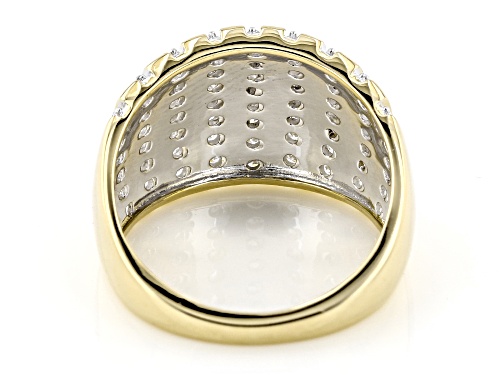 Prazana® Lab-Grown Diamonds 0.50ctw White Diamond 14k Yellow Gold Over Sterling Silver Band Ring - Size 8