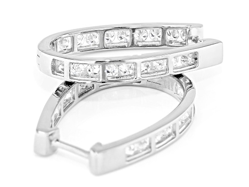 Prazana® Lab-Grown Diamonds 2.00ctw Lab-Grown Diamond Rhodium Over Sterling Silver Earrings, G SI