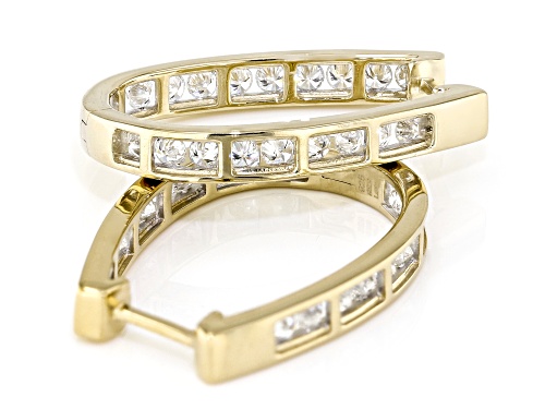 Prazana® Lab-Grown Diamonds 2.00ctw White Diamond 14k Gold Over Sterling Silver Earrings, G SI