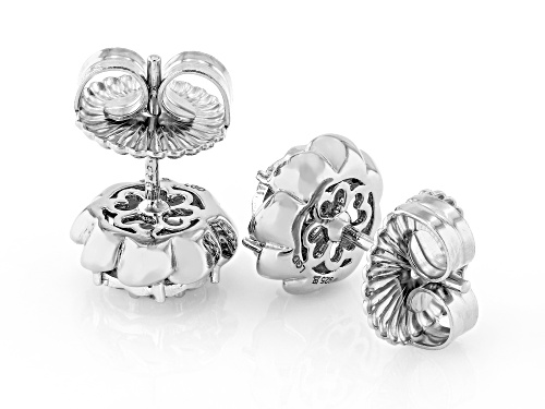 Prazana® Lab-Grown Diamonds 0.50ctw Lab-Grown Diamond Rhodium Over Sterling Silver Studs, H SI
