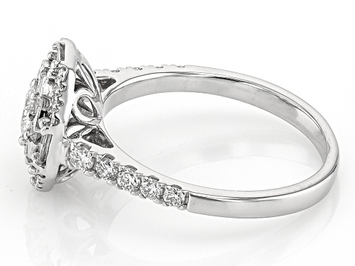 Prazana® Lab-Grown Diamonds 1.00ctw White Lab-Grown Diamond Rhodium Over Sterling Silver Ring, H SI - Size 7