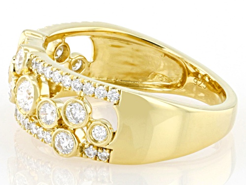 Prazana® Lab-Grown Diamonds 0.70ctw White Diamond 14k Yellow Gold Over Silver Ring, G SI - Size 8