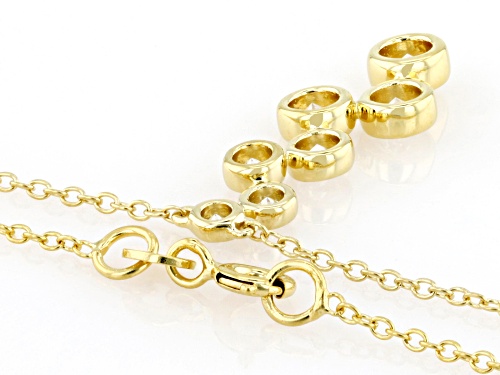 Prazana® Lab-Grown Diamonds 1.00ctw White Diamond 14k Yellow Gold Over Silver Necklace, G SI