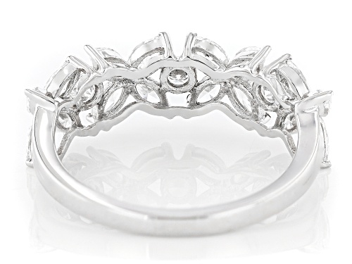 Prazana® Lab-Grown Diamonds 1.20ctw White Diamond Rhodium Over Sterling Silver Ring, H SI - Size 9