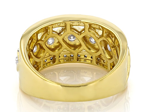 Prazana® Lab-Grown Diamonds 1.00ctw White Diamond 14K Yellow Gold Over Sterling Silver Ring, H SI - Size 7