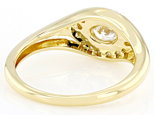 Prazana® Lab-Grown Diamonds 0.50ctw White Diamond 14K Gold Over Sterling Silver Ring, H SI - Size 9