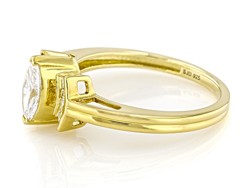 Prazana® Lab-Grown Diamonds 0.65ctw White Diamond 14k Gold Over Sterling Silver Ring, H SI - Size 8