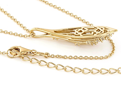 Lisa Mason For Bella Luce® 0.46ctw Diamond Simulant Eterno™ Yellow Celestial Pendant(0.27ctw DEW)