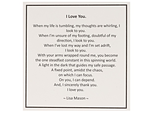 Lisa Mason For Bella Luce® 7.52ctw White Diamond Simulant Eterno™ Yellow I Love You Bracelet - Size 8