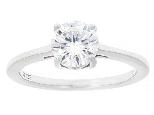 Lisa Mason For Bella Luce® 5.79ctw White Diamond Simulant Platinum Over Silver Perfect Cut Ring Set - Size 8