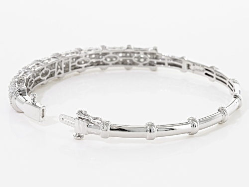 6.65ctw Bella Luce ® Rhodium Over Sterling Silver Bracelet - Size 7.5