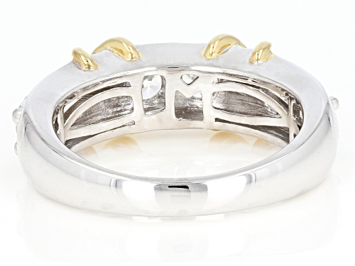 Bella Luce ® Rhodium & 18K Yellow Gold Over Sterling Silver Ring - Size 7