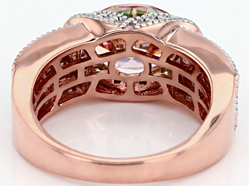 Bella Luce Luxe ™ 5.65CTW with Morganite Color Cubic Zirconia Eterno ™ Rose Ring - Size 12