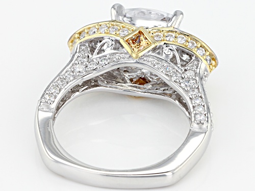 Bella Luce Luxe™ Feat Fancy Yellow Cubic Zirconia Eterno™Yellow & Rhodium Over Silver Ring - Size 11